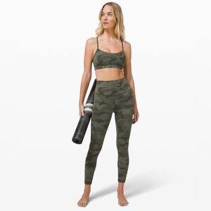 Lululemon Wunder Under Camo Cropped Leggings Size 6